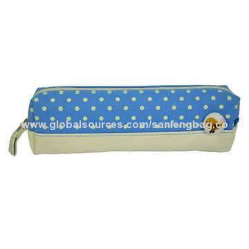 Cylinder Pencil Case with Zipper Puller, Available in Various Sizes