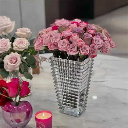 France Luxury Baccarat Crystal Modern Decorative Vases and Tabletop Ornaments