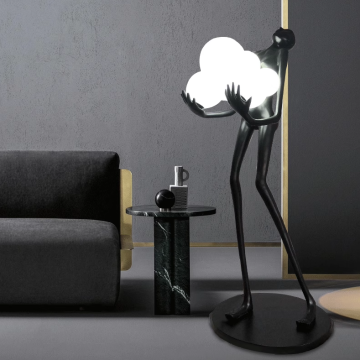 Modern Human Sculptures Floor Standing Lamp - Creative Sofa Bedroom Decor