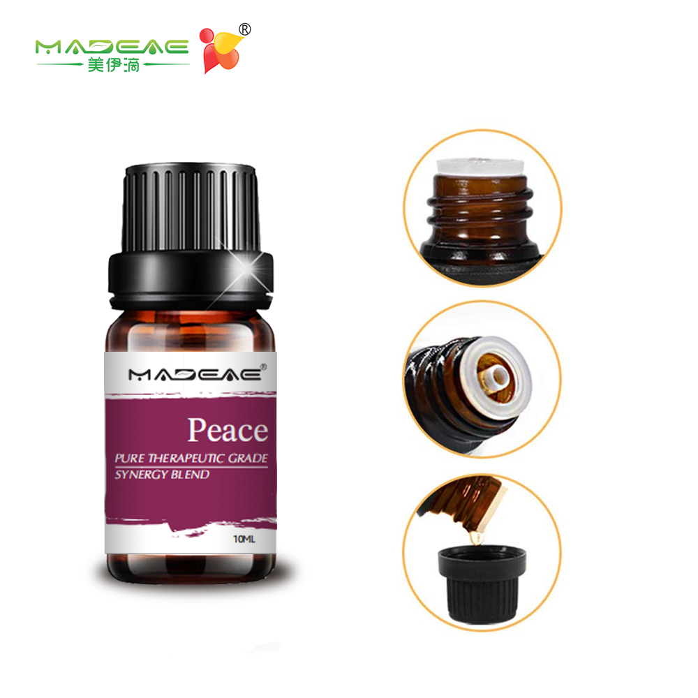 Aromatherapy Peace Essentt Oil Synergy는 석유를 혼합합니다