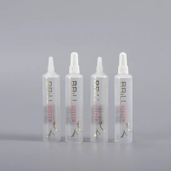 Bullet cap needle nose nozzle packaging tube