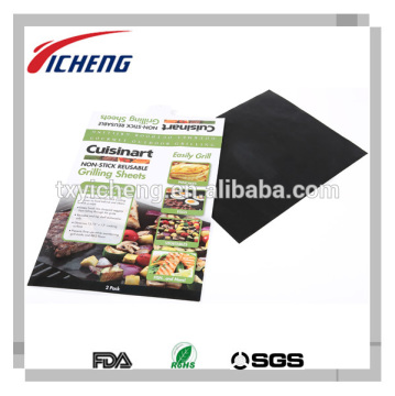 40*33cm Food Grade Easy Cleaning Reusable Fiberglass Fabric Non-stick PTFE Oven Liner