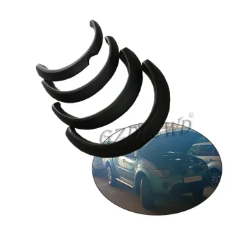 Black Wheel Arch Fender Flares for Triton L200 2006-2014 - GZDL4WD