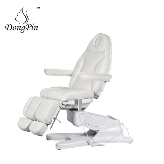 Electric Massage Table with Rotated and Tilt Features for Cosmetics Salon