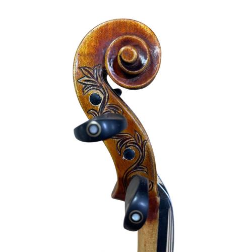 Special Designed Nice Flamed Castle Red Brown 4/4 Handmade violin