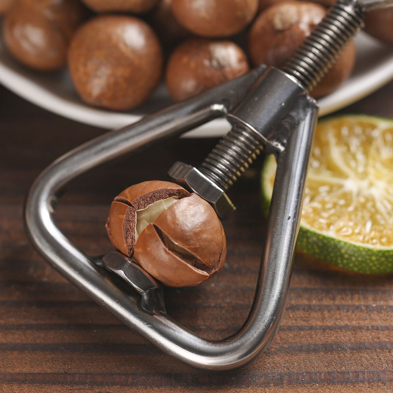 Manual Macadamia Nut Opener Dried Fruit Cracker Creative Walnut Nutcracker Nut Sheller Nut Opening Tools Kitchen Accessories