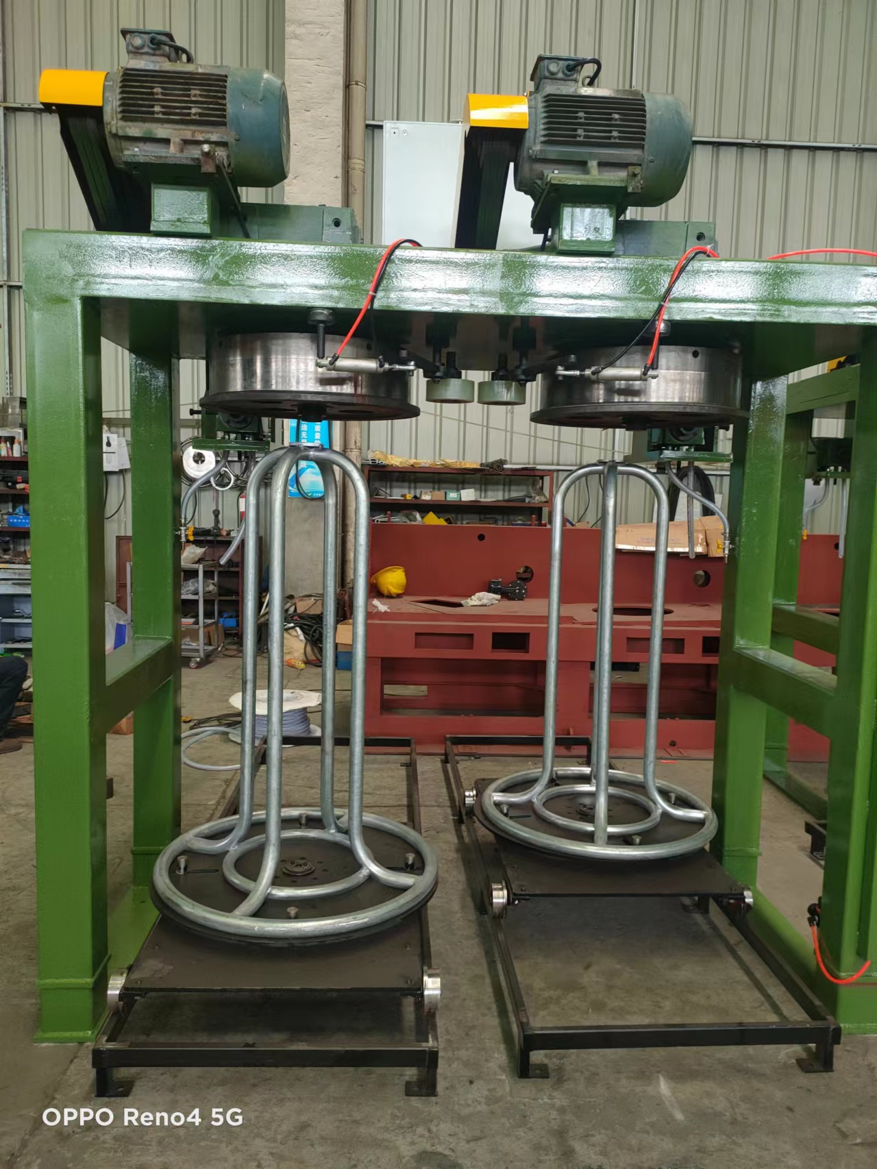 steel wire take-up machine