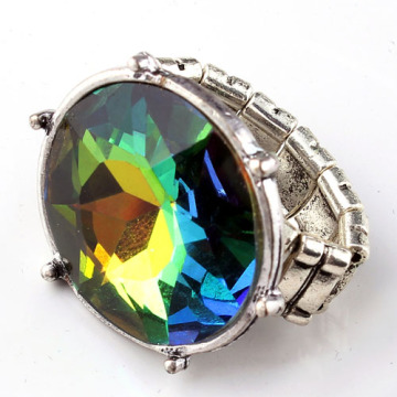 Charm City White Gold Finger Ring With Fashion Crystal Ring For Girls
