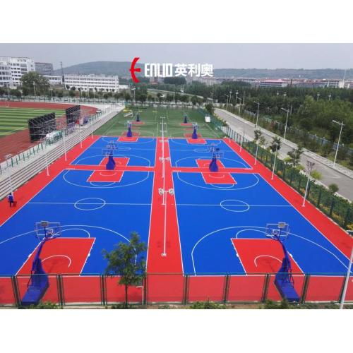 Modular PP Interlocking Tile Basketball Floor