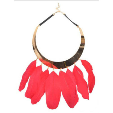 เสน่ห์แฟชั่นทองชุบสร้อย tassels โปแลนด์สูง