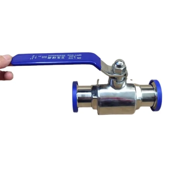 Stainless Steel 304/316L Sanitary Straight Ball Valve