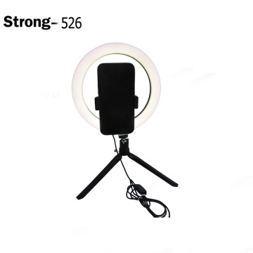 Senter Cob Pabrik Profesional dengan Braket Telepon Plastik dan Mil Light for Studio USB Pengisian