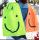 Logo personnalisé sourire face recycle sac en nylon