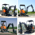 2 Excavator cu crawlere mini