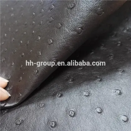 PVC Synthetic Ostrich Leather