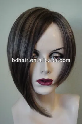 short hair wig,human hair wig,lady wig