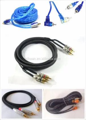 Car audio RCA cable dvd cable