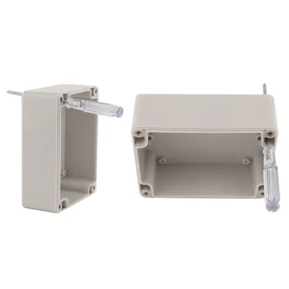  Waterproof PVC Small Junction Box for Electrical Cable Management and Electronics Protection 