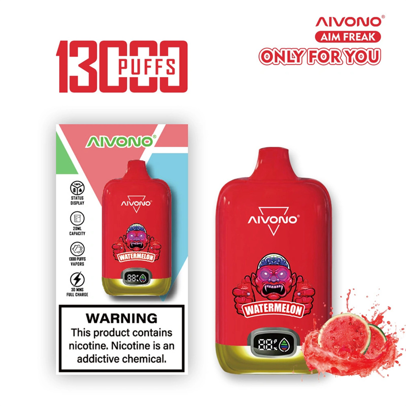 AIVONO ECIG Màn hình OLED Vapes Pin E-Liquid Hiển thị