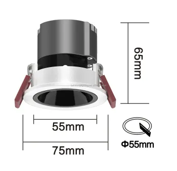 10W LED Embedded Spotlights - Mini Ceiling Downlights for Indoor Use" 

However, if we are to pick the most representative term directly from the given phrase for a search engine title, considering the variety of wattages and features mentioned, we might 