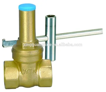 brass lockable valve/gate valve with lock