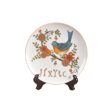 Wholesale 9 Inch Hand Painted Porcelain Plates - Chinese Wall Hanging Decorations