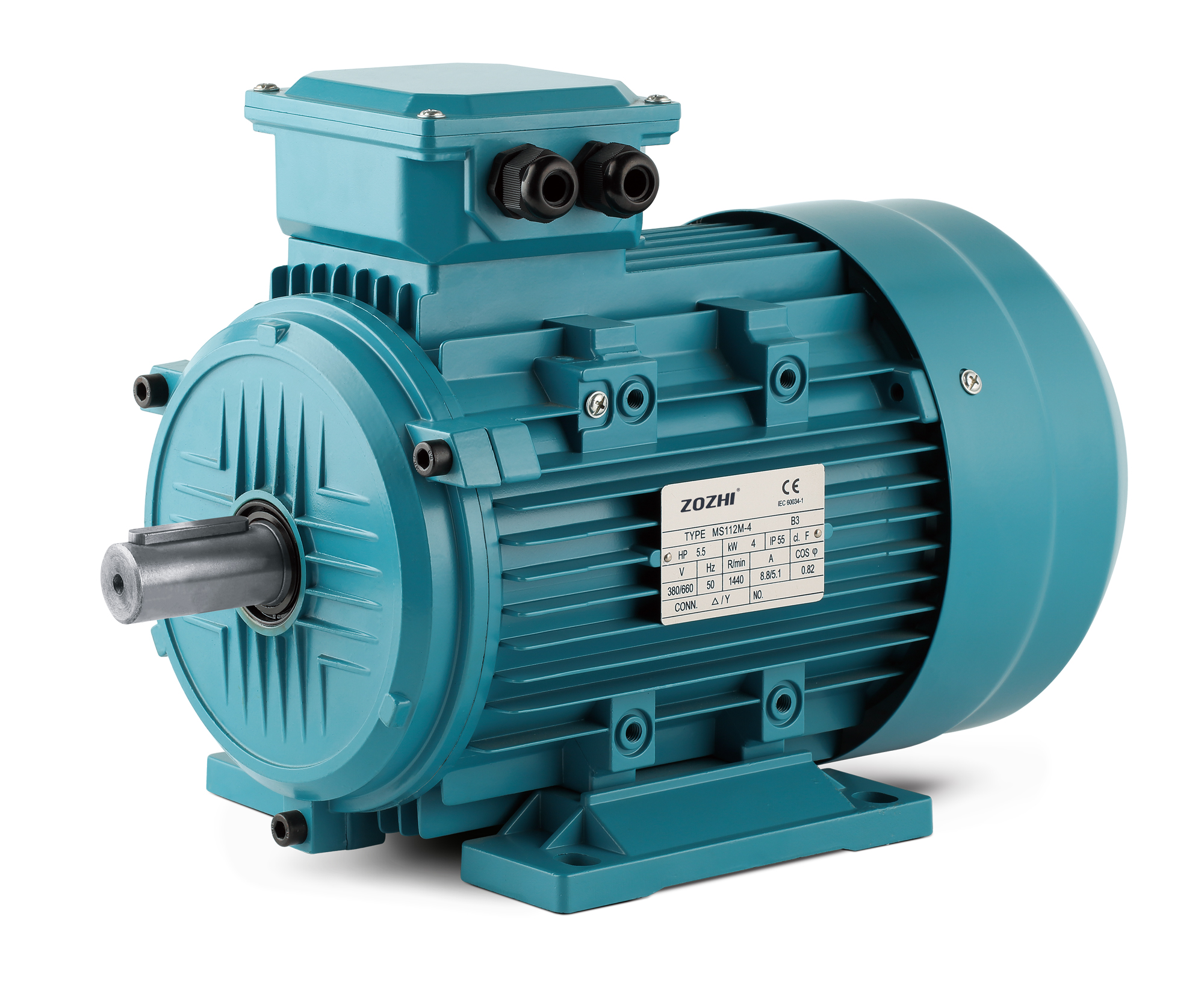 Chimp Ms Series 2 Poles Ac Induction Aluminum Three-phase Asynchronous ...