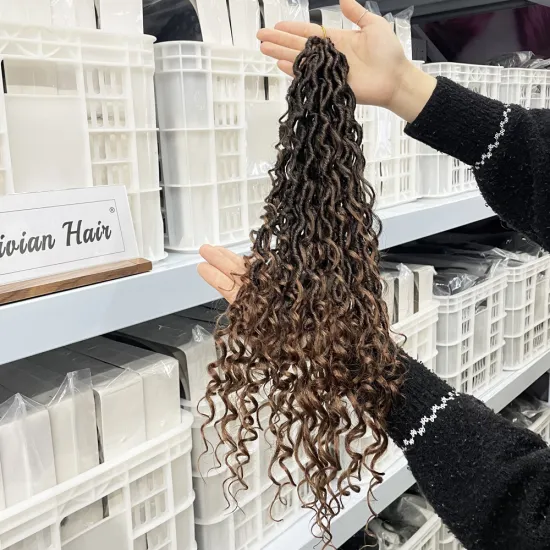 Wholesale Hot Selling Soft Synthetic River Locs Crochet Hair Extensions from Top Goddess Locs Dread Locks Vendors