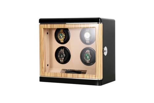 caja enrolladora de reloj con logotipo personalizado