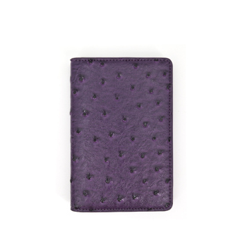 High Quality Sublimation Ostrich Leather Passport Holder