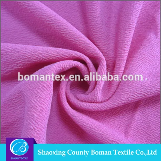 95% Polyester5%Spandex heavy weight 7 # moss crepe fabric