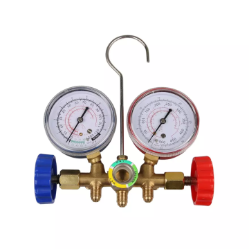 Sarı Ceket Manifold Göstergesi R410A - Yüksek kaliteli dijital soğutma basınç test cihazı