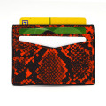 Hot Sale Fashion Snake Python Leather Card Holder