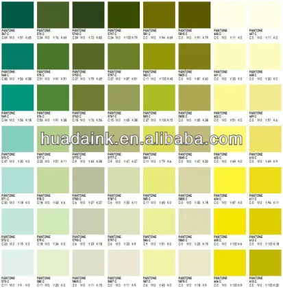 Pantone vivid colors offset printing ink