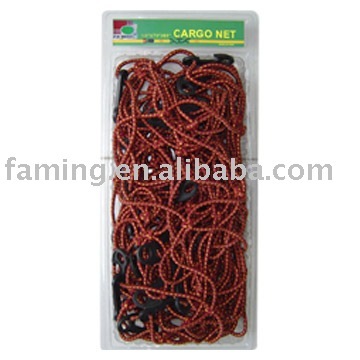 PP and rubber Truck cargo net with 20 hooks