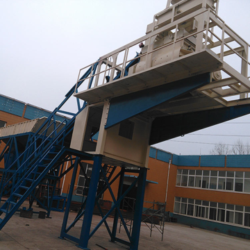 Precast 50m3 movable mobile Concrete batching Plant