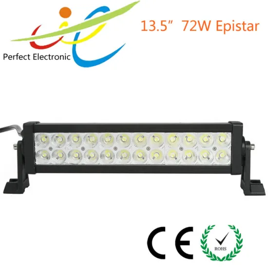 72W LED work light Epistar dual row LED light bar
