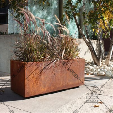 Large Square Metal Planter Boxes