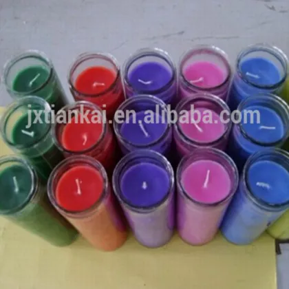 good quality Saint Candles with glass jar