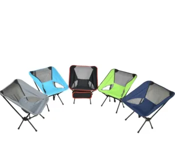 Customized Collapsible Aluminum Frame Lawn Chairs for Camping Hiking Travel