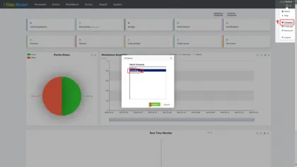 Web based cloud server attendance software
