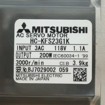 HC-KFS23G1K Mitsubishi 118v Input Electronic Motor