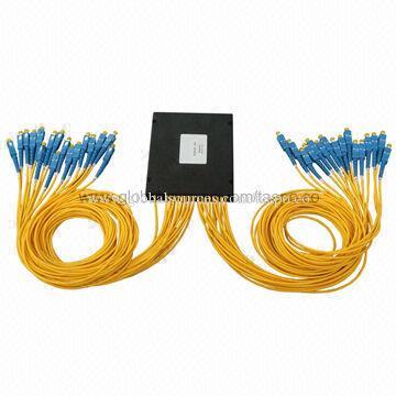 Fiber-optic splitter, PLC, plastic case, G652D, 1x32, 2mm loose tube, 1m, with SC/UPC connector