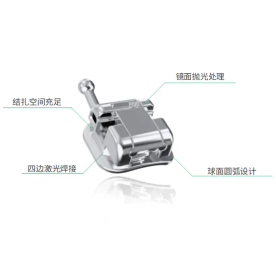 Self-Ligating Orthodontic Brackets for Dental Therapy Equipment and Accessories