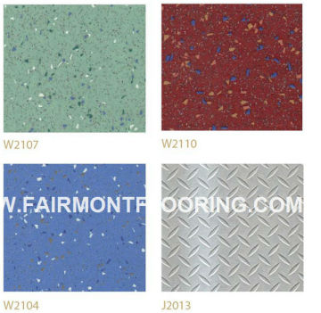 Badminton Court PVC Vinyl Flooring / PVC Flooring for Sports, for Office in Tiles JX-02