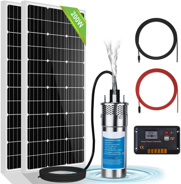 2022 Ecology 3.2GPM Diving Pump with Solar Panel Charging Controller for Off-Grid Irrigation