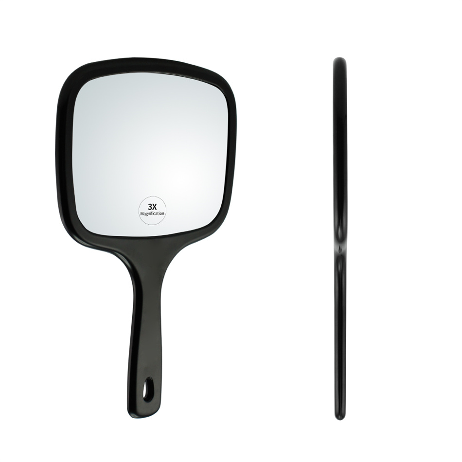 double sided mirror with handheld