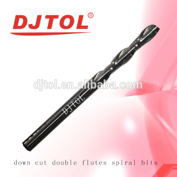 Down cut double flutes spiral bits(A series) MDF cutting bits