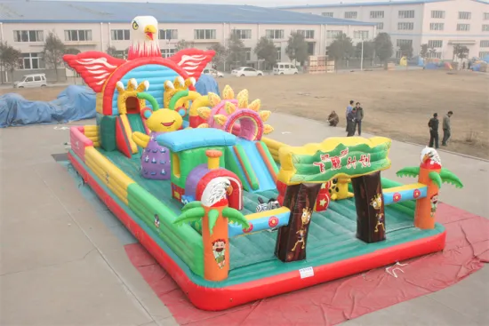 Kids customized size bounce house inflatable bouncer playground inflatable bounce castle slide