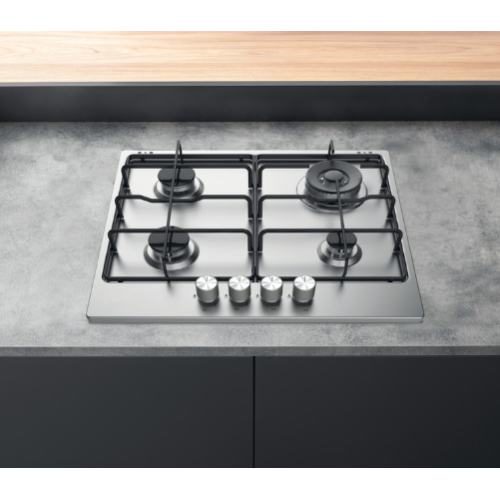 Piani cottura a gas inox Hotpoint 60cm